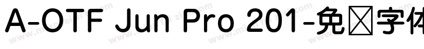 A-OTF Jun Pro 201字体转换